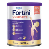 10 Latas -suplemento Fortini Complete -baunilha-