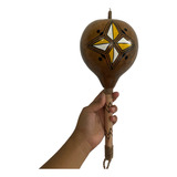 10 Maraca Chocalho Indio Cabaça Artesanal Indígena Exclusiva