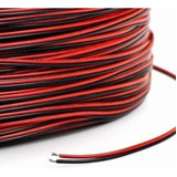 10 Metros Cabo Flat 2 Vias 22awg - Preto E Vermelho