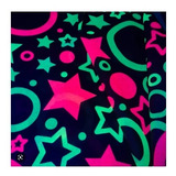 10 Metros De Tnt - Estampado Neon (brilha C/ Luz Negra)