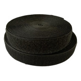 10 Metros Velcro 25mm Fecho Contato (macho E Femea) Preto