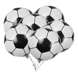 10 Mini Balão Metalizado Bola Futebol