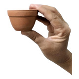 10 Mini Vasinho Tigelinha Barro Cerâmica Lembrança 5,0x3,5cm