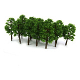 10 Miniaturas Árvores Maquete Arbustos