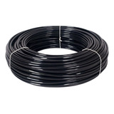 10 Mts Mangueira Pneumática Tubo Pu 8 X 1,25 Mm Preto 10 Bar
