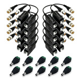 10 Par Vídeo Balun Para Camera Intelbras A Hd Tvi Cvi +10 P4
