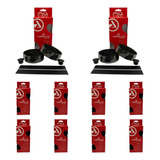 10 Pares De Fita De Guidão Speed Absolute Et1 Em Eva Preta