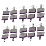 10 Pares Pastilha Freio Disco Compatível Shimano M375 M445