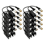 10 Pares Vídeo Balun Para Camera De Segurança Cvi Multi Hd