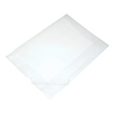10 Pasta Plastica Com Elastico Oficio Transparente Cristal