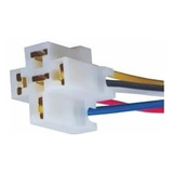 10 Pçs - Chicote Soquete Conector Plug Porta Relê Tomada