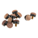 10 Pçs Dicas De Taco De Sinuca Sinuca Reparo De Ponta 12mm