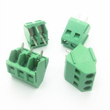 10 Peças - Borne Kre 2 Vias 45graus Parafuso 5mm Kf-103 