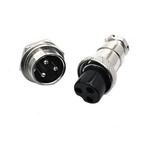 10 Peças - Conector Mike 3 Vias Macho / Fêmea (par) Promoção
