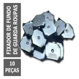 10 Peças - União Para Fundo De Armário Guarda Roupa Zincado