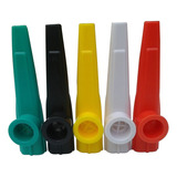 10 Peças Aleatórias De Plástico De Cores Variadas Kazoos Kid