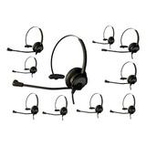 10 Peças Headset C/ Cacelador De Ruído Mod. Dh-60 - Zox