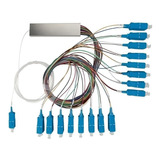10 Peças Splitter 1x16 Plc Balanceado Conectorizado Sc Upc 