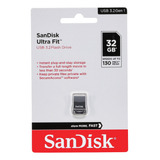 10 Pen Drive 32gb Cruzer Fit - Sandisk Nano Lacrado Original