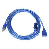 10 Pés 1,5 M Usb 2.0 A Macho M Para Uma Fêmea Para Cabo De E