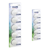 10 Pilhas Bateria Cr2450 Botão Elgin 02 Cartelas