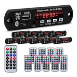 10 Placas Amplificador Módulo Bt-373 Bluetooth Usb P2 Sd Fm