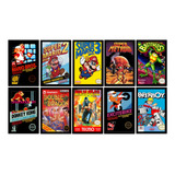10 Placas Decorativas Tetris Atari Nintendo Nes Videogame