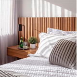 10 Placas Madeira Ripada Painel Mdf 