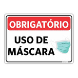 10 Placas Obrigatório Uso De Máscara