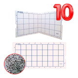 10 Placas Refil Adesivo Para Armadilha Luminosa 450x220 Mm