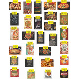 10 Plaquinhas Pizzaria Lanchonete 30x40cm A Sua Escolha