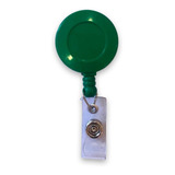 10 Portas Crachá Retrátil Verde Bandeira