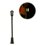 10 Poste Luz Quente H=6 Cm 3volts Maquete 1:50 1:64 1:87