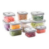 10 Potes Electrolux Freezer/microondas Hermético 