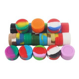 10 Potes Slick Silicone 5ml Dab Wax Oil Containner Atacado
