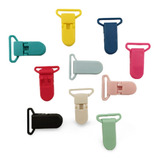 10 Prendedores De Chupeta E Babador Clips Modelo Jacaré 25mm