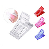 10 Presilhas P/ Poly Gel Curvatura C Acrilico Tips Fibra Gel