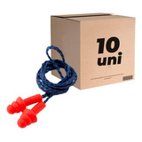 10 Protetor Auricular 18db Ouvido Plug Silicone Maxxi Royal