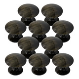 10 Puxador Colonial Ponto 1 Furo P/ Moveis Gaveta + Parafuso