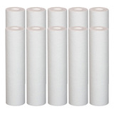 10 Refil Filtro Caixa D´água Cavalete Pp Liso 9 3/4 0,5m
