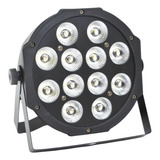 10 Refletor Led Par 64 Slim Rgbw 12 Leds Cree 12w Quadriled