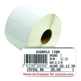 10 Rolo Etiqueta Balança Filizola 61x40 Branca Mercado Chave