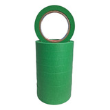10 Rolos De Fita Crepe Automotiva Verde 18mm X 40 Metros