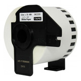 10 Rolos Dk 2205 Ql700 Etiqueta Compatível + 10 Suportes