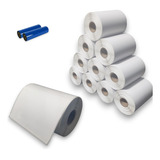 10 Rolos Etiquetas Couche Adesiva 100x50mm 10x5 Cor Branco