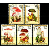 10 Selos De Cuba E Do Laos - Cogumelos E Fungos - L.3868