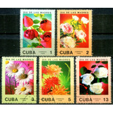 10 Selos Vietnam Cuba- Flora Flores Orquídeas Rosas - L.3982