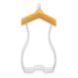 10 Silhuetas De Madeira Cromada Moda Brás Top Envio Imediato
