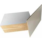 10 Soulplat Placas Folhas Chapa De Mdf Branco/cru Enfeite