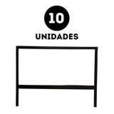 10 Suporte Placa Carga Perigosa Caminhão Sinalização 30x40cm